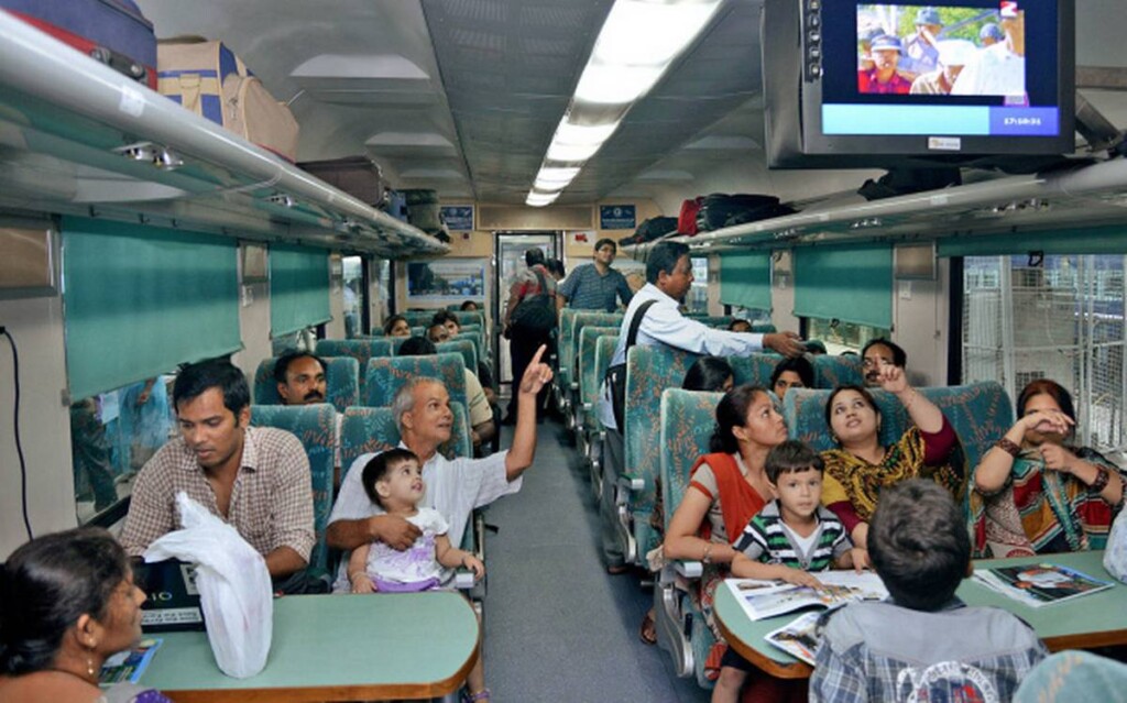 Les Différents classes de trains en Inde